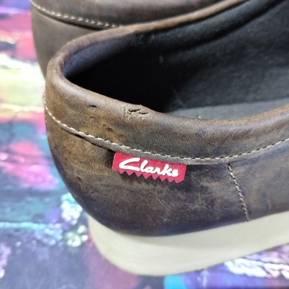 Clarks Collection Padmora Brown Leather Wallabees Shoes Women's 9 US 40 EU - Picture 10 of 14